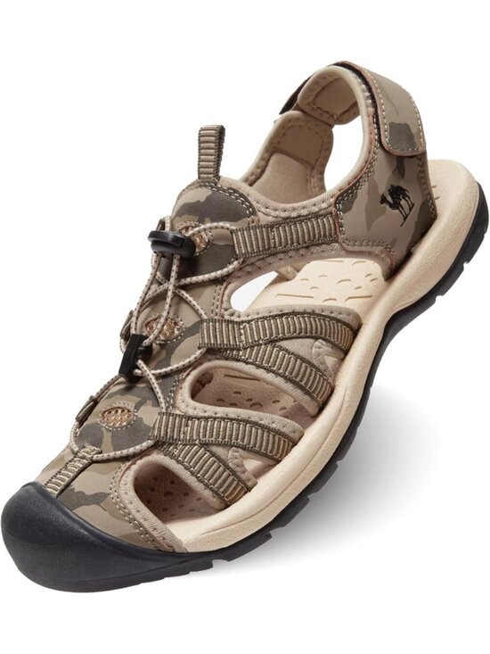 Other - Men's Green Closed Toe Outdoor Beach Hiking Rubber Waterproof Sport Sandals